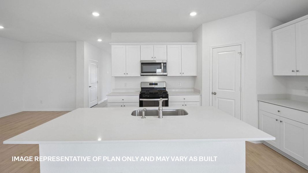 Furnished interior view inside a new home in Southgrove, Kyle (Image 5).