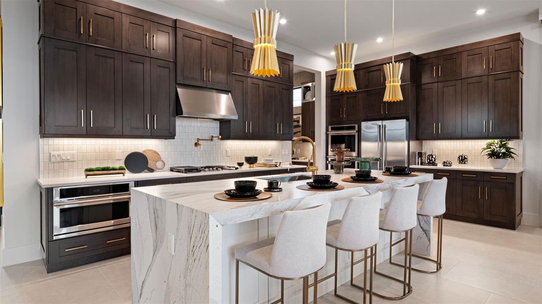 Furnished interior view inside a new home in L'Ambiance at Avenir, Palm Beach Gardens (Image 38).