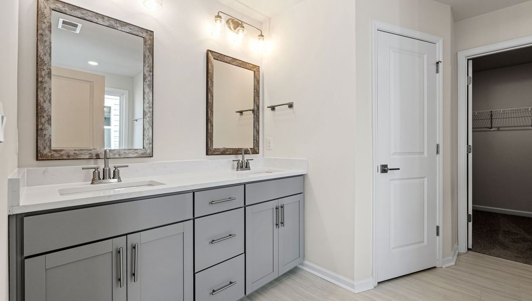 Furnished interior view inside a new home in Adams Glen, Greenville (Image 6). Furnished interior view inside a new home in Adams Glen, Greenville (Image 6).