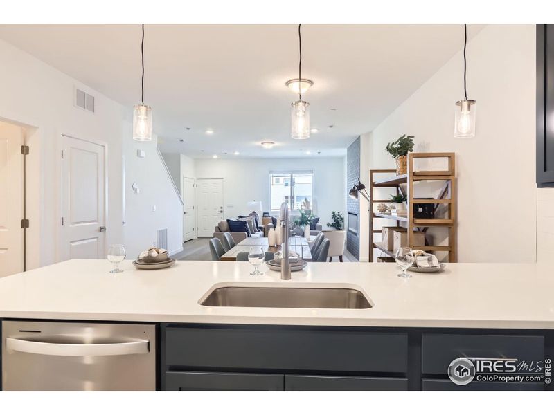 Close-up of interior finishes inside a home in , Longmont (Image 18).