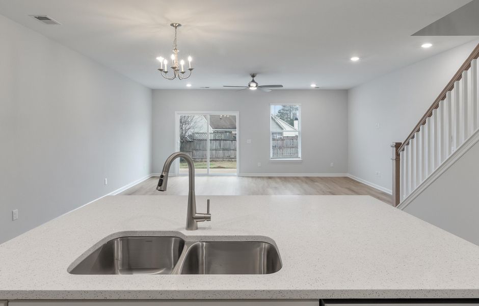 Furnished interior view inside a new home in The Landings at Montague, Goose Creek (Image 10).