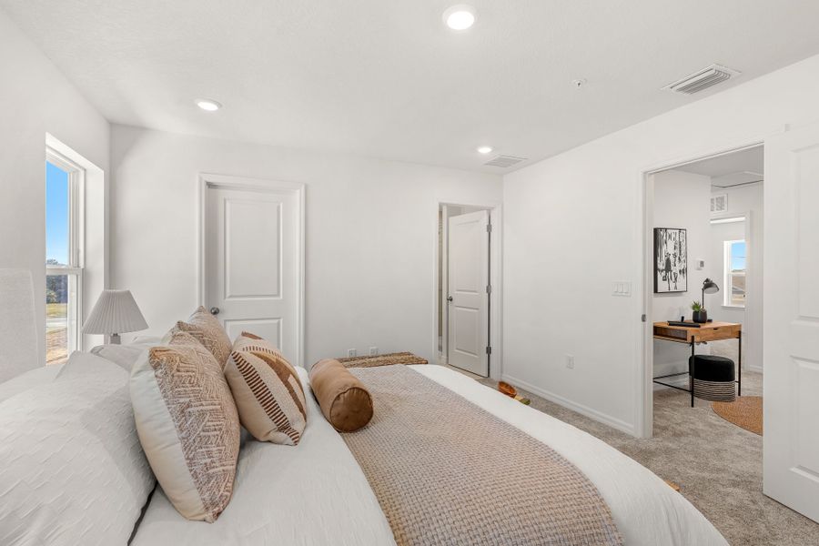 Primary Suite with Large Walk-in Closet and Private Bathroom