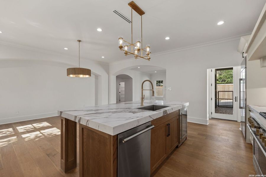 Furnished interior view inside a new home in , San Antonio (Image 5).
