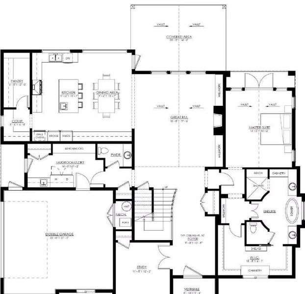 2D floor plan layout of this home in , Fayetteville, GA (Image 4).