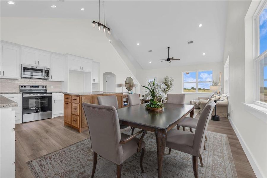 Furnished interior view inside a new home in , Elm Mott (Image 10). Furnished interior view inside a new home in , Elm Mott (Image 10).