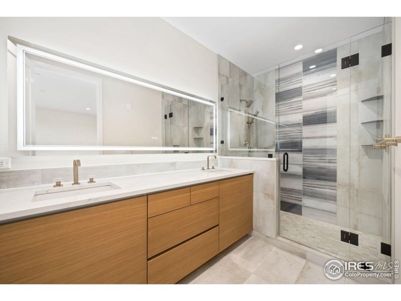 Stunning primary bathroom