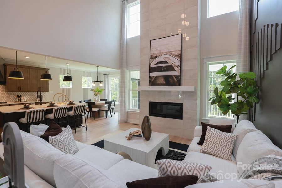 Furnished interior view inside a new home in , Waxhaw (Image 35).