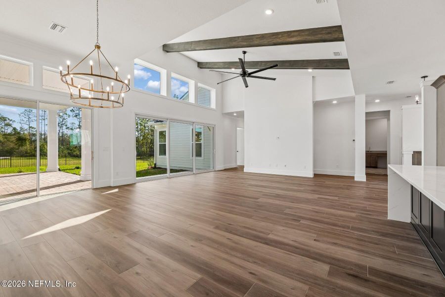 Spacious, unfurnished interior of a new home in Coral Ridge at Seabrook 80’, Ponte Vedra (Image 21).