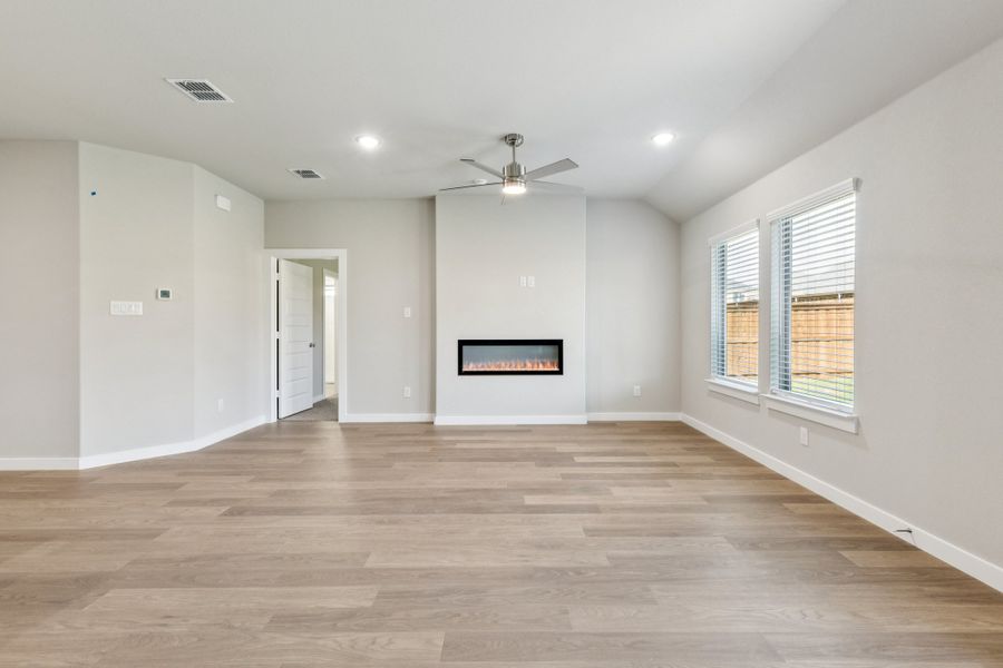 Living Room in the Emmy II home plan by Trophy Signature Homes - REPRESENTATIVE PHOTO Living Room in the Emmy II home plan by Trophy Signature Homes - REPRESENTATIVE PHOTO