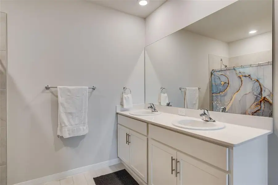 Furnished interior view inside a new home in Coral Bay - Express & Tradition, North Fort Myers (Image 14).