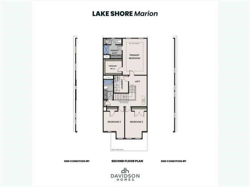 2D floor plan layout of this home in Lake Shore, Winder, GA (Image 3).