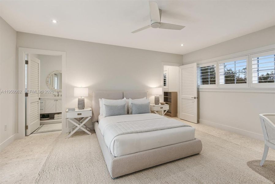 Furnished interior view inside a new home in , Islamorada, Village of Islands (Image 37).