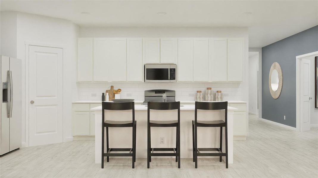 Furnished interior view inside a new home in Thunder Rock, Marble Falls (Image 14).