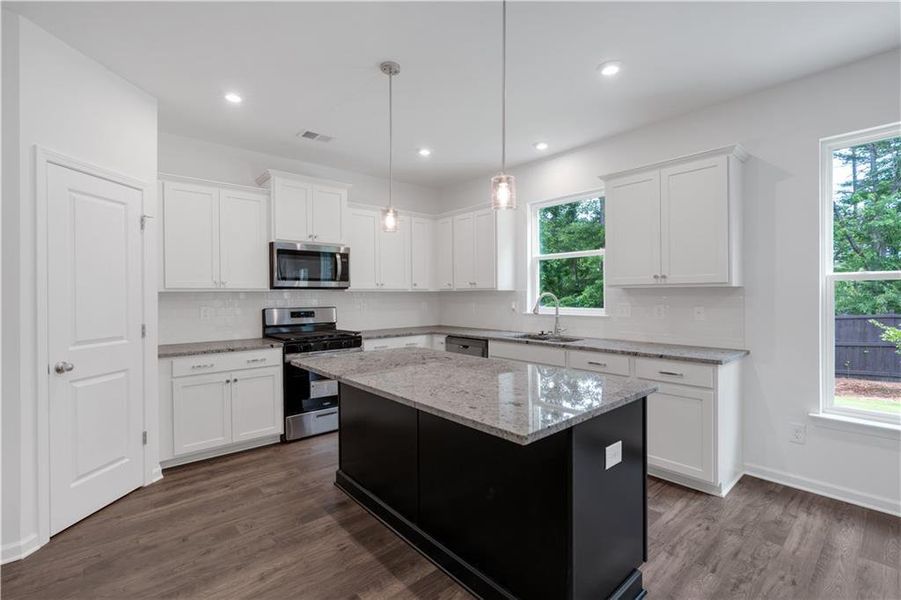 Furnished interior view inside a new home in The Overlook at Factory Shoals, Mableton (Image 14).