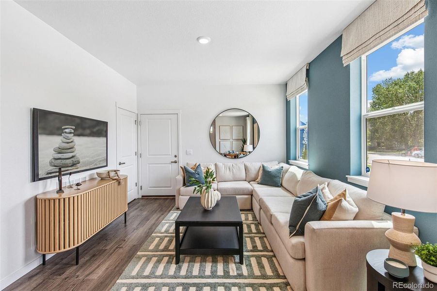 Furnished interior view inside a new home in Arcadia, Denver (Image 9).