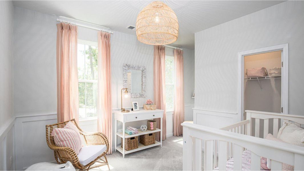 Furnished interior view inside a new home in Sweetgrass at Summers Corner, Summerville (Image 7). Furnished interior view inside a new home in Sweetgrass at Summers Corner, Summerville (Image 7).