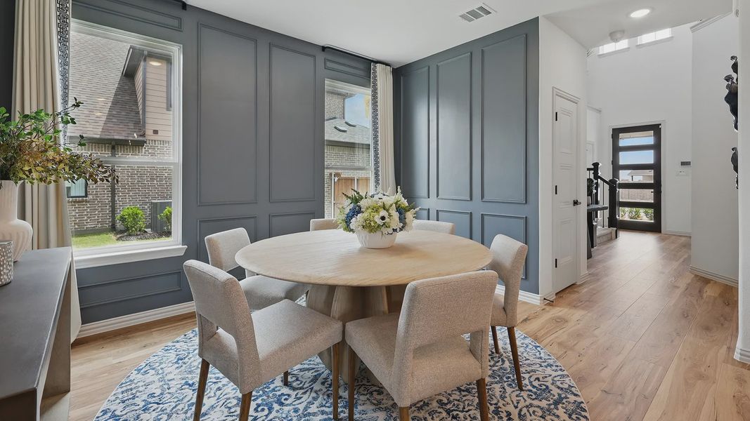 Representative furnished interior of a home built from the Wayfinder by DRB Homes in Prominence Journey, San Antonio (Image 5).