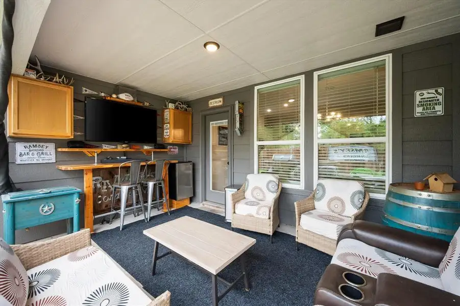 Exterior details and patio area of a home in Willow Vista Estates, Saginaw (Image 4).