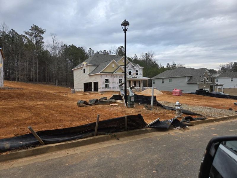 In-progress construction of a new home in Ruby Creek Estates, Atlanta, GA (Image 5).