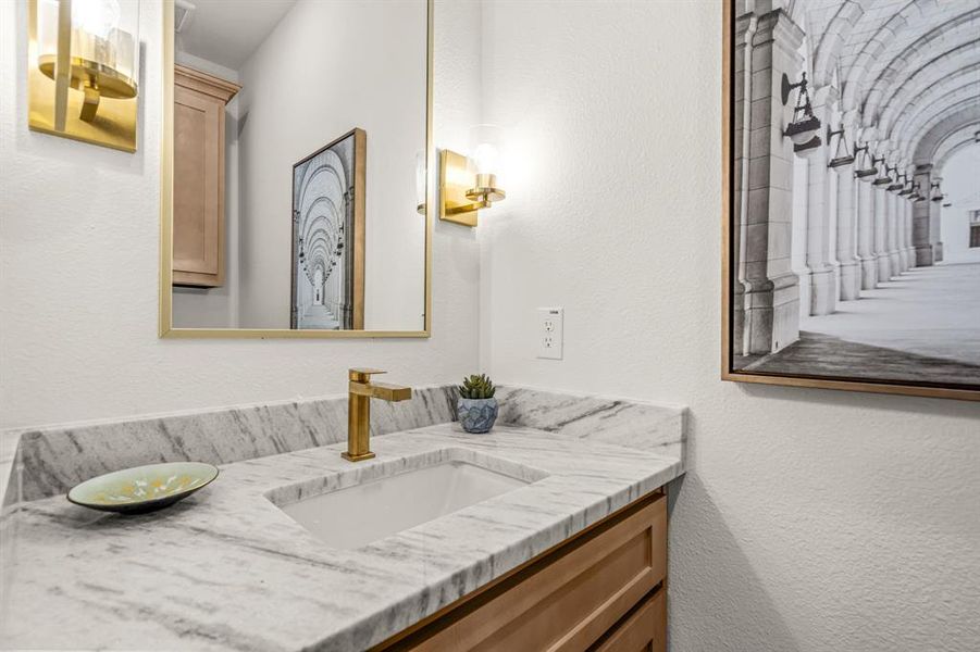 Close-up of interior finishes inside a home in , Fort Worth (Image 18).