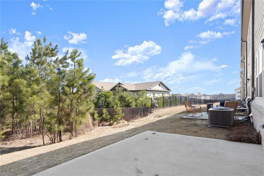 Exterior details and patio area of a home in Residences at Gateway, Bethlehem (Image 23).