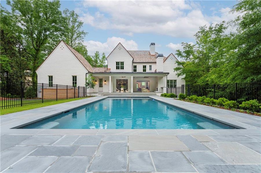 Front exterior of a new home in , Atlanta, GA, highlighting curb appeal (Image 23).