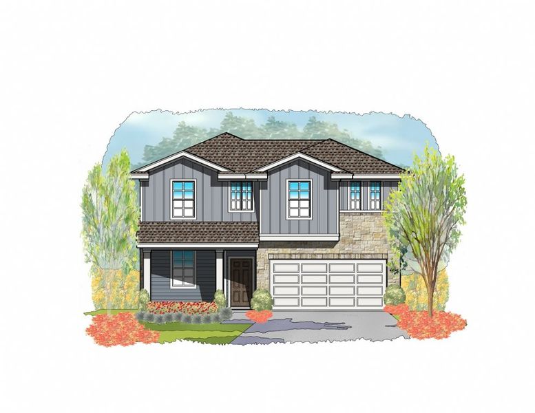 Representative exterior photo of a completed home built from the Townsquare by Steve Klein Custom Builder in TerraVista, Victoria, TX (Image 7). Representative exterior photo of a completed home built from the Townsquare by Steve Klein Custom Builder in TerraVista, Victoria, TX (Image 7).