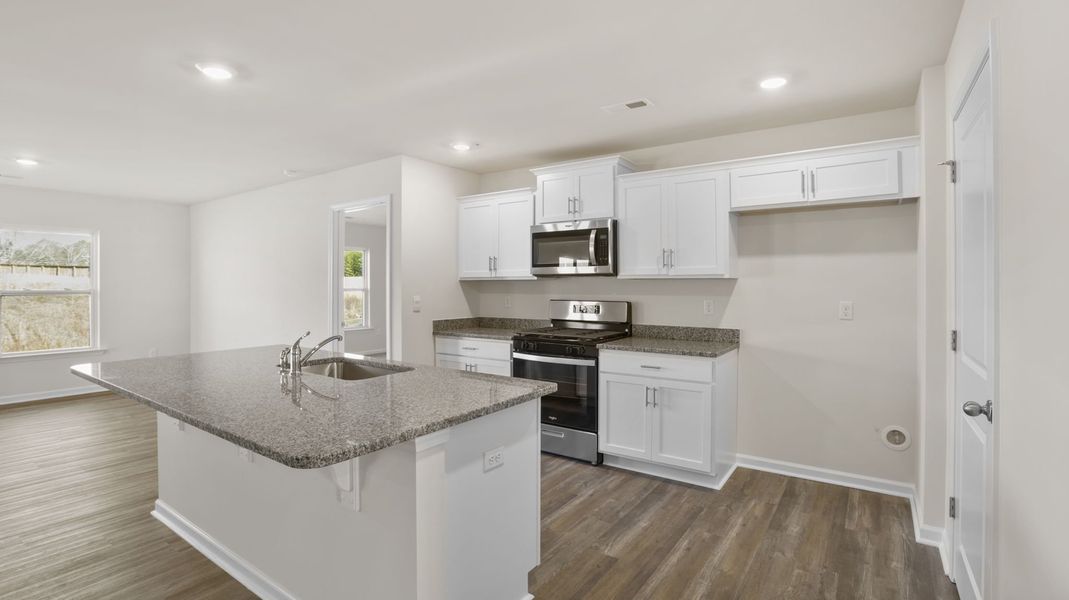 Furnished interior view inside a new home in Bentley Park, Greenwood (Image 6). Furnished interior view inside a new home in Bentley Park, Greenwood (Image 6).