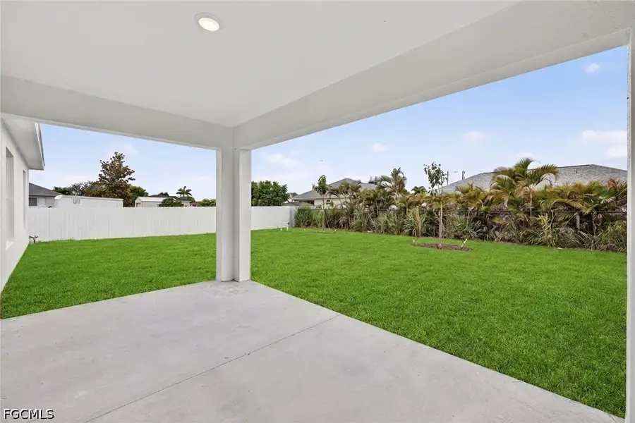 Exterior details and patio area of a home in Cape Coral, Cape Coral (Image 3).