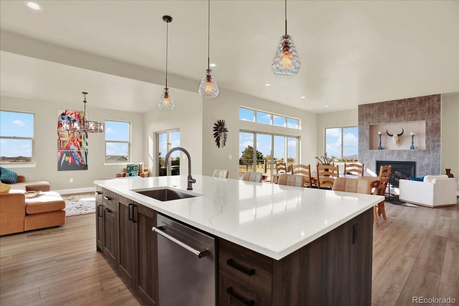Furnished interior view inside a new home in , Colorado Springs (Image 34).