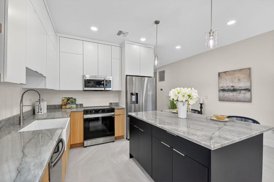 Furnished interior view inside a new home in , Jupiter (Image 15).