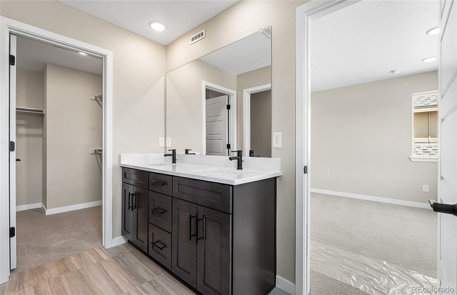 Furnished interior view inside a new home in Painted Prairie, Aurora (Image 3).