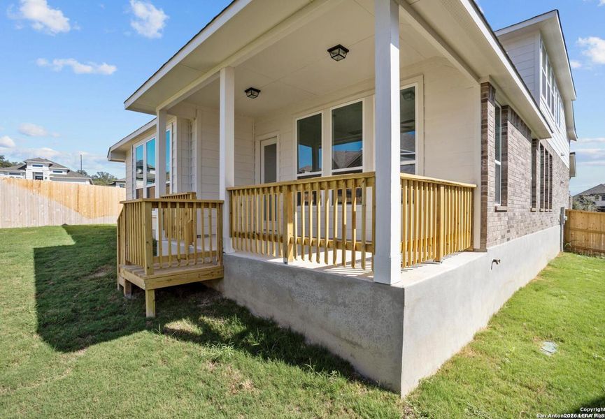 Exterior details and patio area of a home in Ladera, San Antonio (Image 19). Exterior details and patio area of a home in Ladera, San Antonio (Image 19).