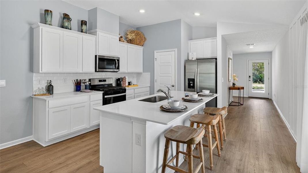 Furnished interior view inside a new home in Grand Reserve, Bunnell (Image 8). Furnished interior view inside a new home in Grand Reserve, Bunnell (Image 8).