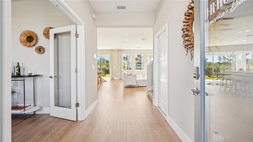 Furnished interior view inside a new home in Buchanan Trails, Newberry (Image 3).