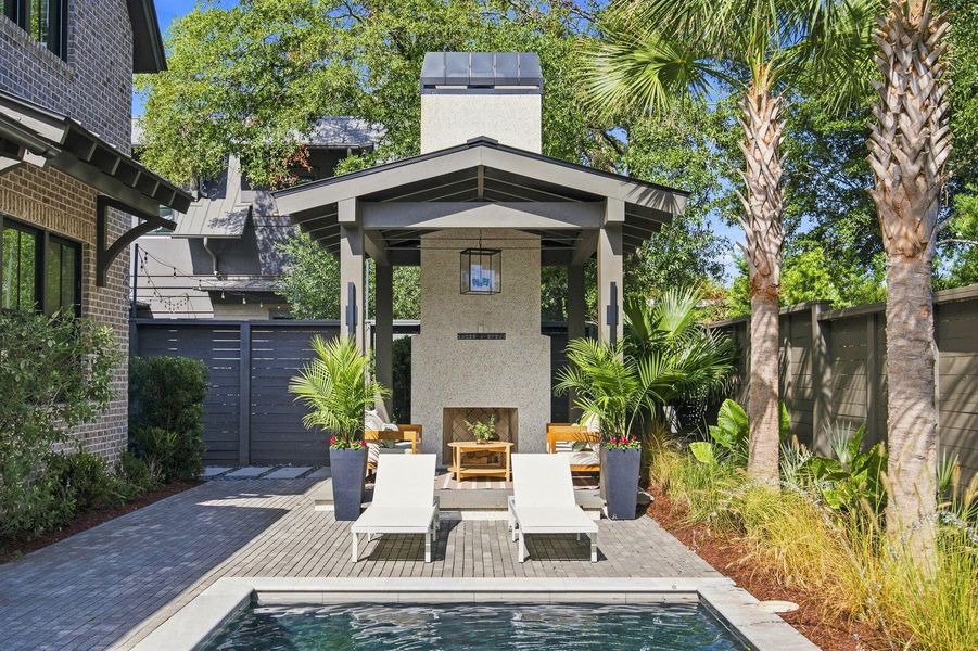 Exterior details and patio area of a home in , Mount Pleasant (Image 41).