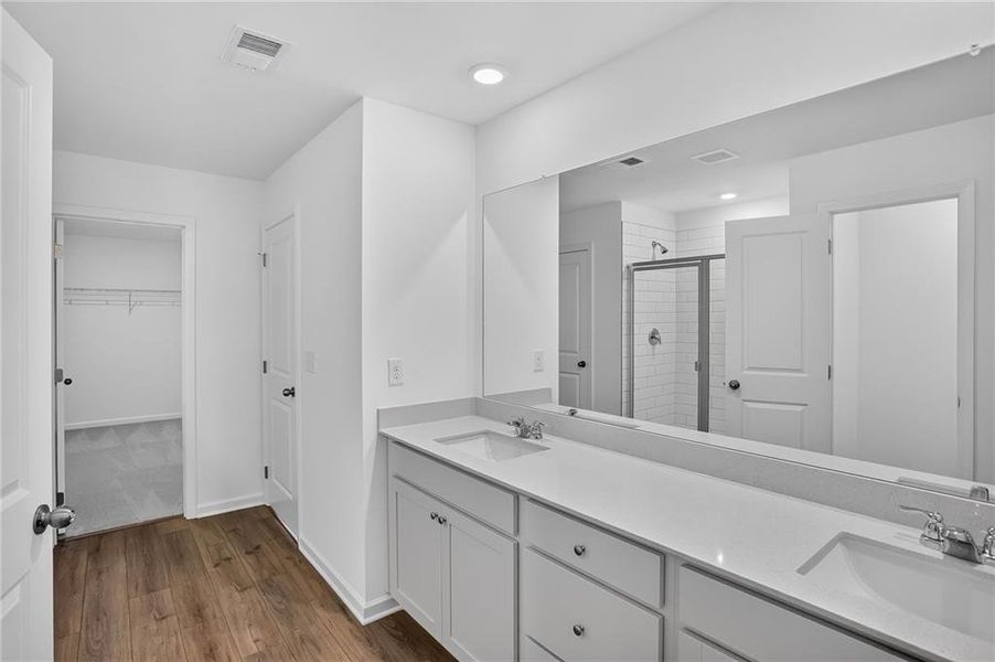 Furnished interior view inside a new home in Towns at Ivy Creek, Buford (Image 5).
