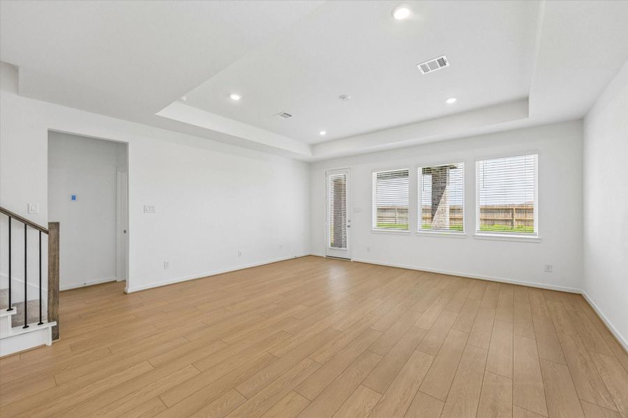 Spacious, unfurnished interior of a new home in Bridge Creek 45s and 50s, Cypress (Image 36).