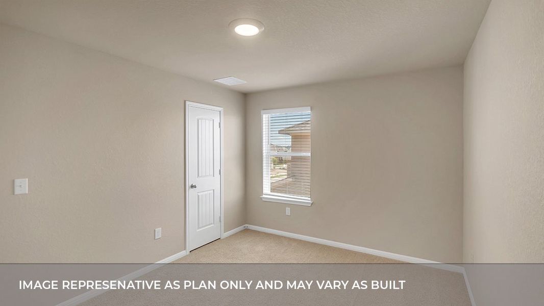 Spacious, unfurnished interior of a new home in Bar W Ranch, Leander (Image 37).