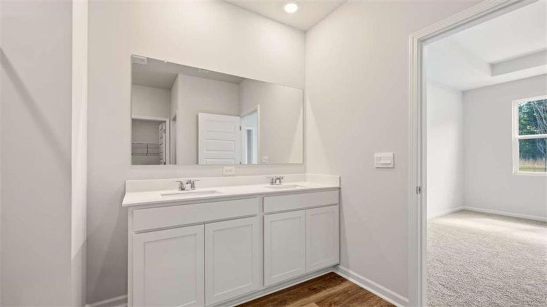 Furnished interior view inside a new home in The Preserve at Agricultural Village, Perry (Image 6).