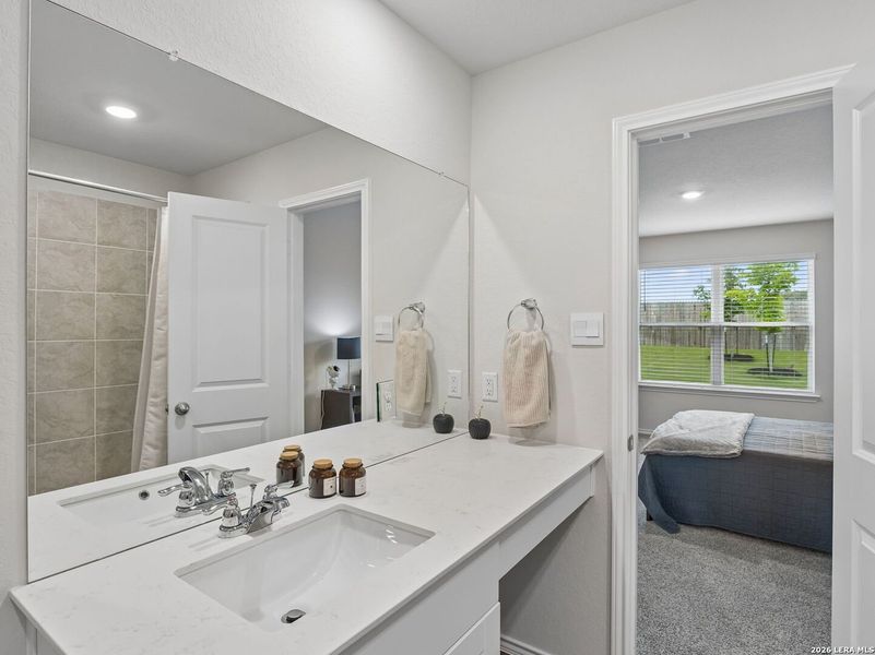 Furnished interior view inside a new home in , San Antonio (Image 7).