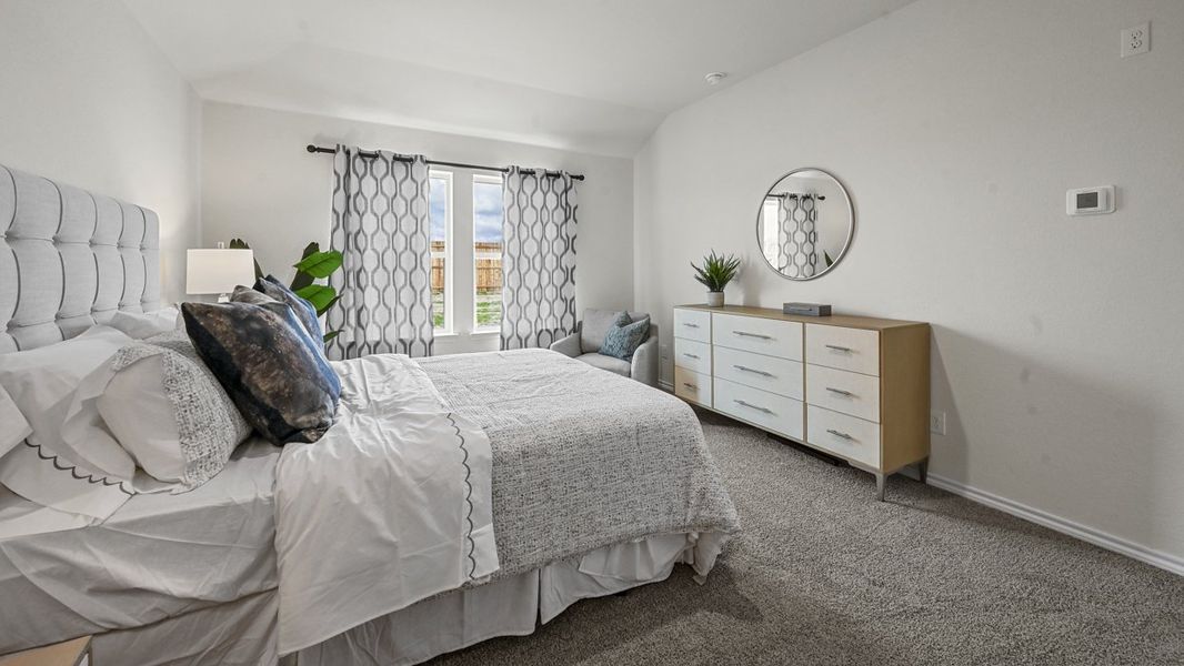Furnished interior view inside a new home in Stonewyck Farms, Ennis (Image 14).