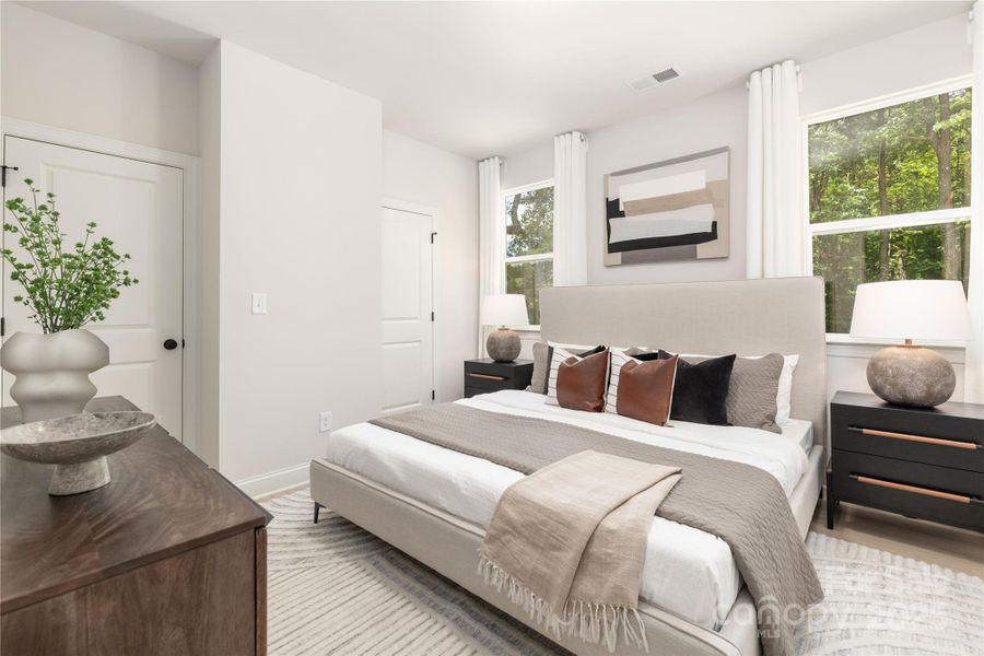 Furnished interior view inside a new home in , Charlotte (Image 9).