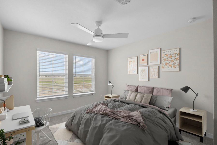 Bedroom 2 (*Photo not of actual home and used for illustration purposes only.)