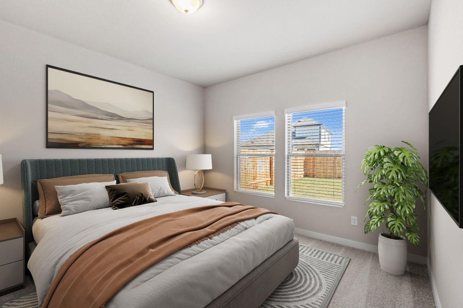 Primary Bedroom - Virtually Staged