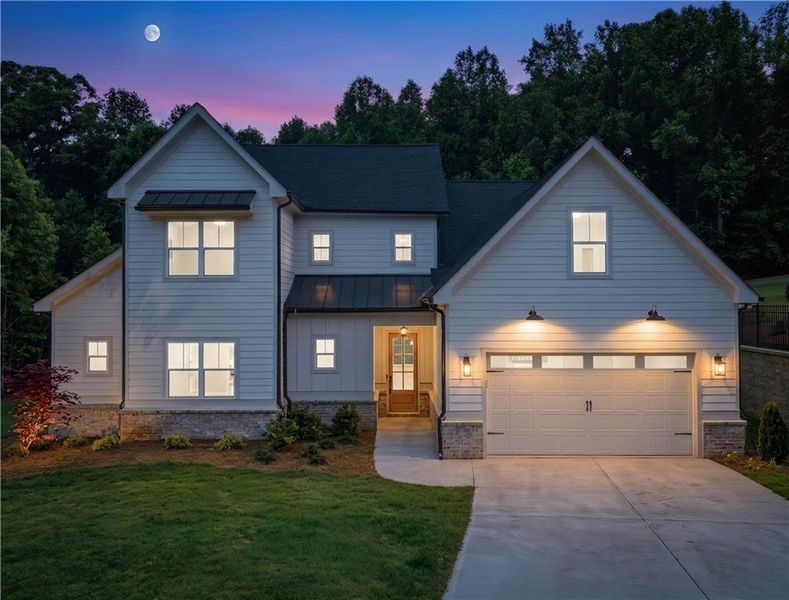 Front exterior of a new home in , Jefferson, GA, highlighting curb appeal (Image 29). Front exterior of a new home in , Jefferson, GA, highlighting curb appeal (Image 29).