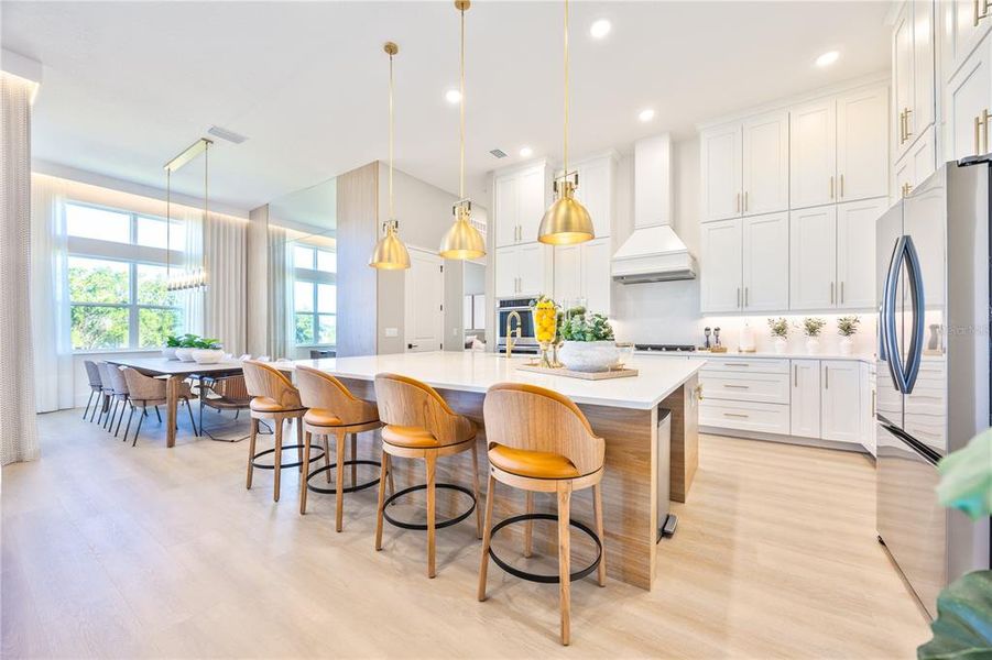 Furnished interior view inside a new home in Avalon Ridge, Winter Garden (Image 29).
