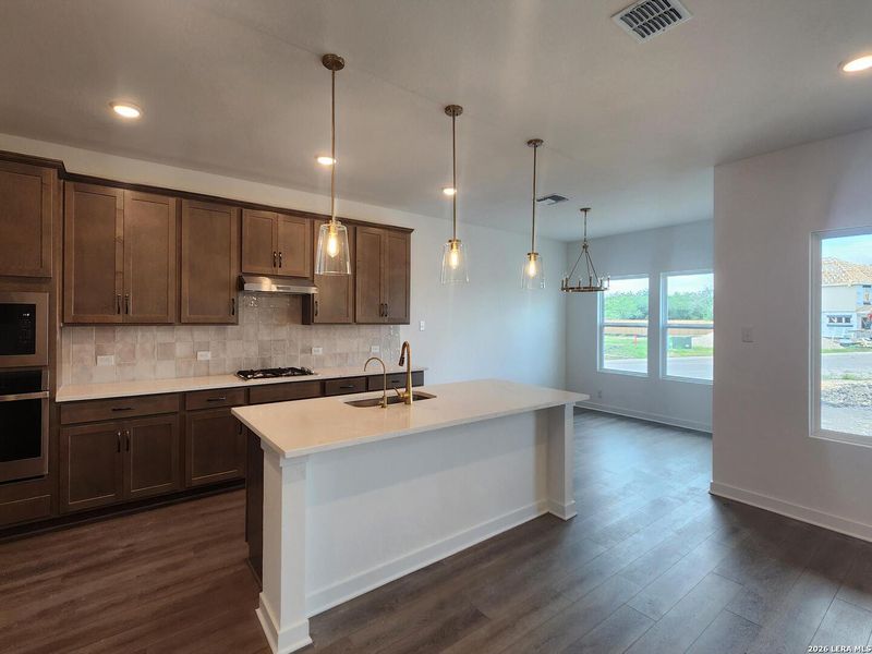 Furnished interior view inside a new home in Nopal Valley, San Antonio (Image 5).