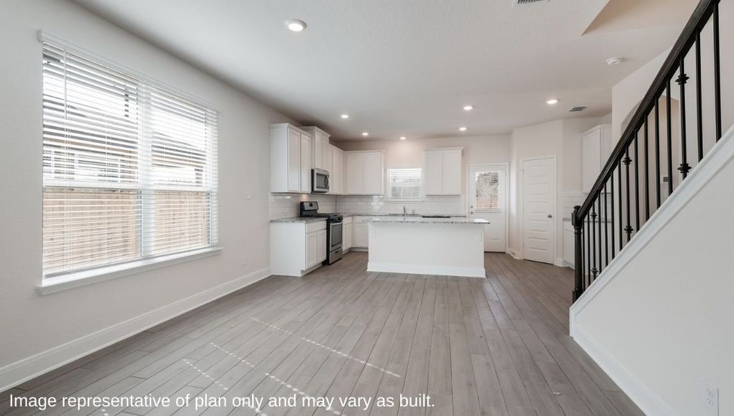 Representative furnished interior of a home built from the The Hondo by D.R. Horton in Steele Creek, Cibolo (Image 4).