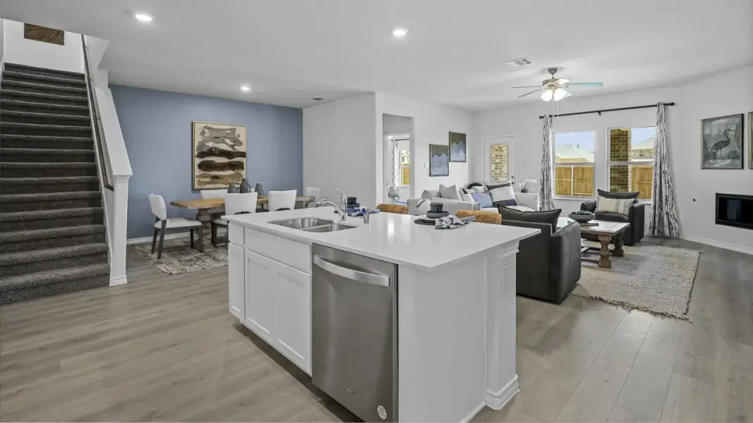 Furnished interior view inside a new home in Elevon, Lavon (Image 6).